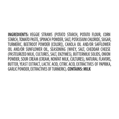 Sensible Portion Garden Cheddar Cheese Veggie Straws 120g