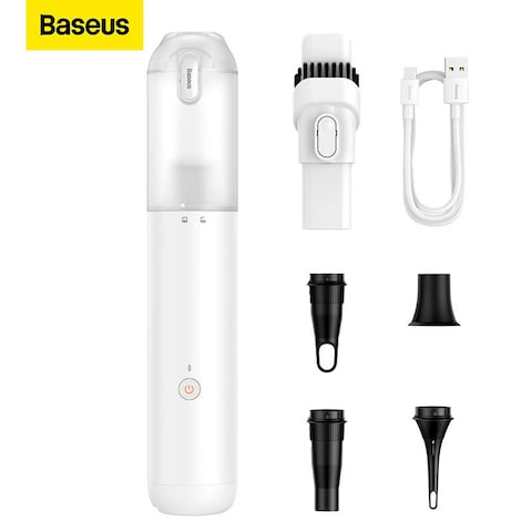 Baseus Car Vacuum Cleaner High Power, A3 Lite 12000PA Handheld Vacuum with USB C Fast Charging,Mini Hand Vacuum with Single Touch Empty, Mini Air Blower Inflator Pump Dust Buster for Car,Pet Hair,Desk