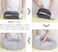 Vsell24 Fluffy Donut Style Soft Plush Machine Washable Self Calming Worming Cuddle Anti-Slip Base Circle Bed For Cats Puppies And Small Dogs Bed 60X52X46Cm