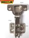 Robustline 110 Degree Angle Adjustable Stainless Steel Cabinet Door Concealed Cabinet Hinge Full Overlay Half Overlay Inset Hinges (8, Full Overlay)