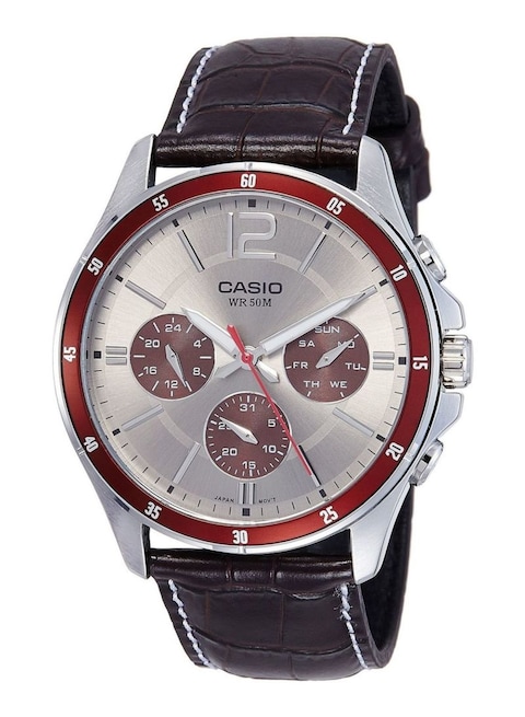 Casio - Men&#39;s Enticer Water Resistant Analog Watch MTP-1374L-7A1VDF