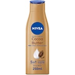 Buy NIVEA Body Lotion Dry Skin Cocoa Butter Vitamin E 250ml in UAE