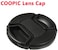COOPIC 62mm Lens Cap Front Cover Protector Snap On Center Pinch Compatible with Canon Nikon Sony DSLR Cameras Etc,