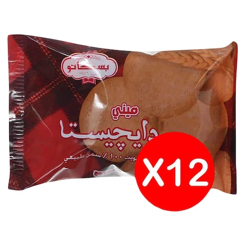 بيسكاتو بسكويت دايجستا ميني - 4 بسكوتة - 12 باكو