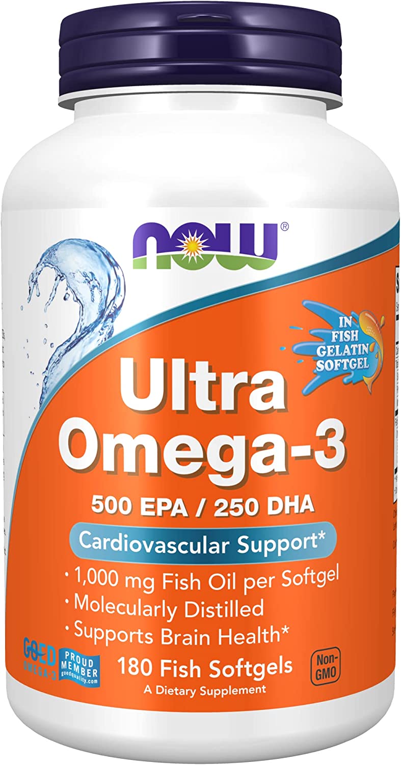 Buy Now Supplements, Ultra Omega-3, 500 Epa And 250 Dha, Cardiovascular ...