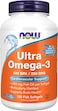 Now Supplements, Ultra Omega-3, 500 Epa And 250 Dha, Cardiovascular Support*, 180-Fish Gelatin Softgels