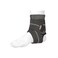 Shock Doctor Ankle Sleeve with Compression Wrap - Breathable Elastic Mesh for Cool And Comfortable Low Profile Fit, Secure Wrapping, Adjustable Compression Support - Nylon &amp; Polyester - Size(S) Black