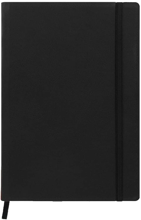 Generic Notebooks/Journals/Diary, Premium Thick Paper Leather Writing Journal, A5 Size, Hard Cover| Lined 200 Pages (6 X 8.25 Inches), Black