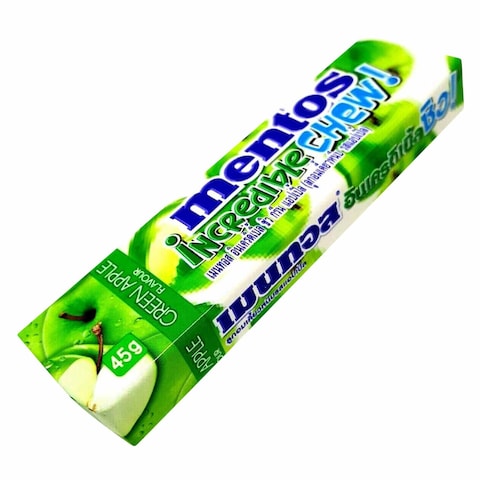 Mentos Chew Candy Incredible Green Apple 45g