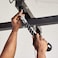 Max Strength Barbel Machine Cable Attachment Pro Grip Revolving Non Slip Handle Bar Pro Grip Revolving Pull Down Lat Bar-Silver, For Bicep Tricep