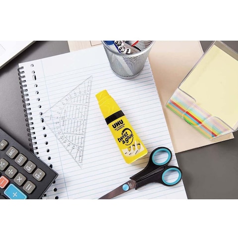 UHU Twist and Glue Multi-Purpose Adhesive White 35ml 2 PCS