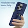 Remson Mag-X Phone Grip Strap with Magnetic Phone Kickstand (Navy Blue/Neon Green)