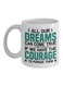 muGGyz Printed Ceramic Coffee Mug White 11Ounce