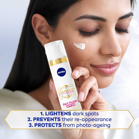 NIVEA Luminous 630 Even Glow Anti Dark Spot Face Fluid SPF 50 40ml