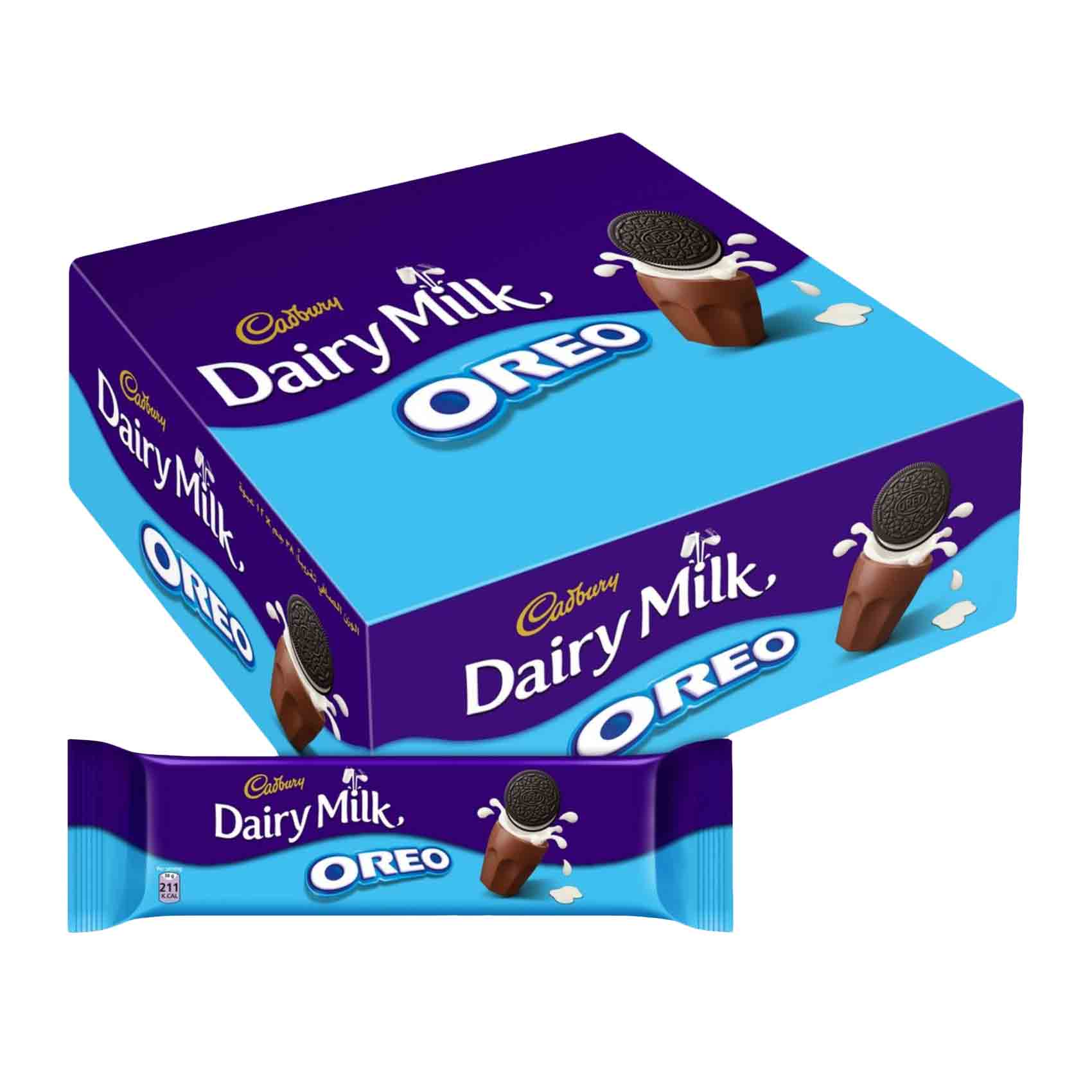 Cadbury Dairy Milk Oreo Cookie 38g x Pack of 12