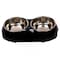 Nutrapet Melamine Double Diner Red S 26.5 X 15 X 5.5 cms 320 Ml