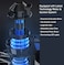 TECKWAVE Cordless Vacuum Cleaner (TW-C10) with 12KPa Suction Power- High Performance Stick Vacuum with LED lights, Large Bin &amp; Adjustable Suction