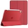 TRON New Case For iPad Air 4th Generation Case 10.9 Inch 2020, Slim Stand Case for iPad Air 5th Generation 2022 Cover with Pencil Holder [Auto Sleep/Wake] - Red
