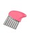 Sanbo-Wavy Cut Potato Slicer Pink 11x8centimeter