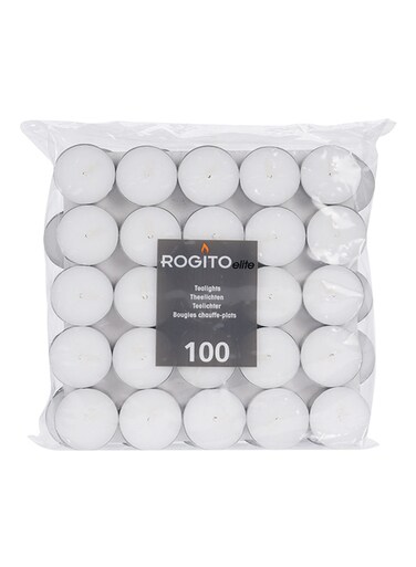 Generic 100-Piece Christmas Tealights White 12G