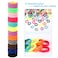 100PCS Baby Hair Ties, Cotton Toddler Hair Ties for Girls and Kids, Seamless Hair Bands, Elastic Ponytail Holders (Diameter 1 Inch and Assorted Colors) by Nspring