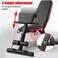 Maxstrength Multi-Function Adjustable Weight Bench With An Extreme Elastic Rope Flate Incline Decline Bench