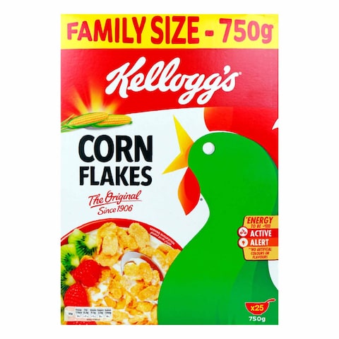 Kellogg&#39;s Maxi Corn Flakes Cereal 750g