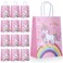 Essen Unicorn Gift Bags For Kids Birthday Party Favors-12 Pcs