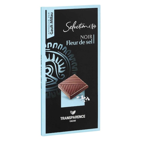 Carrefour Dar Chocolate Bar Fluer De Sel 100g