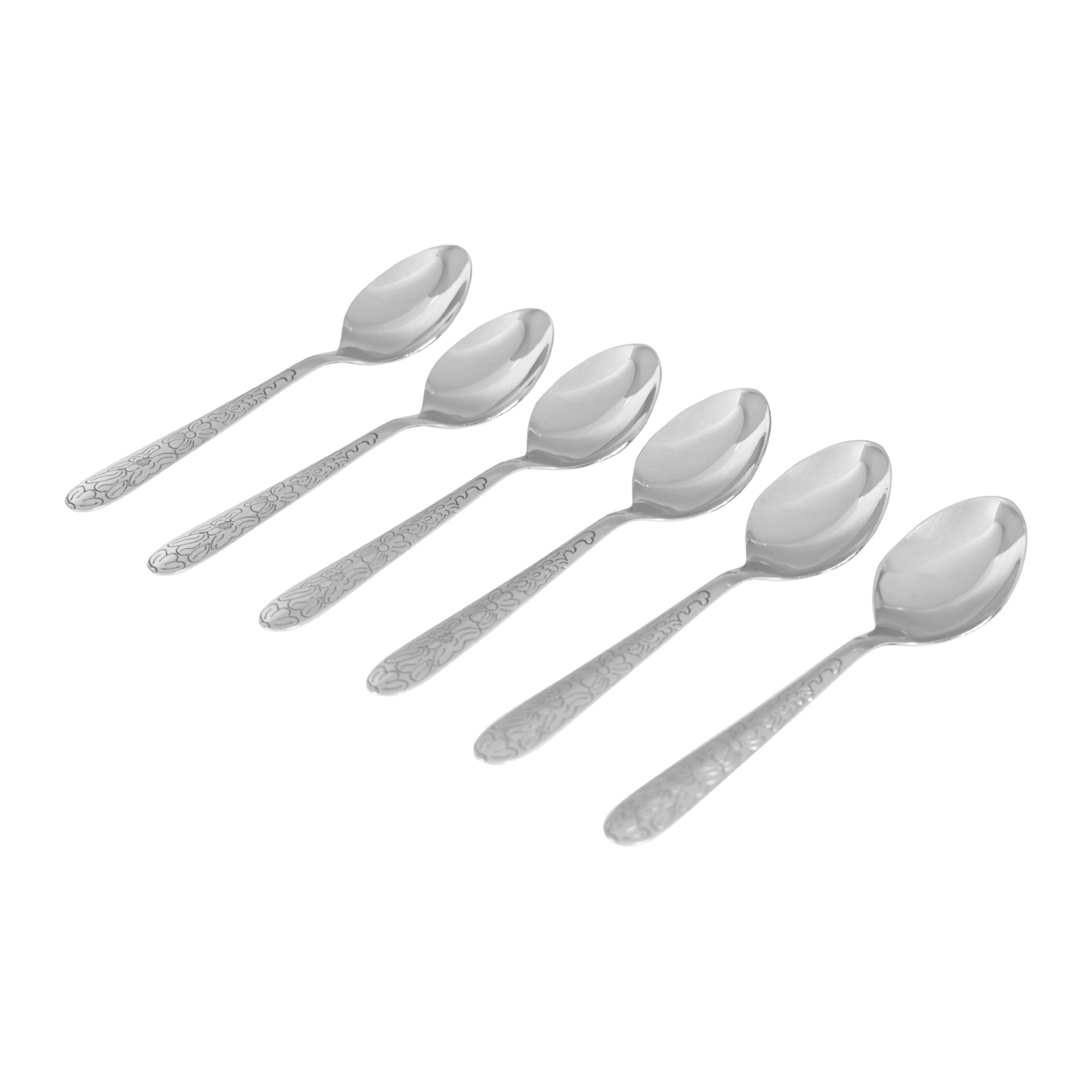 Elegante Meera Tea Spoon Silver 6 PCS