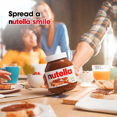 Nutella Hazelnut Chocolate Breakfast Spread, Jar, 400g​