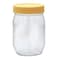 Sunpet Plastic Storage Jar Clear/Yellow 300ml