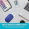 Rapoo Wireless Optical Mouse Multi-Mode Silent"M100" (Bluetooth, Computer Mouse, Design With Buttons And Scroll Wheel) Blue