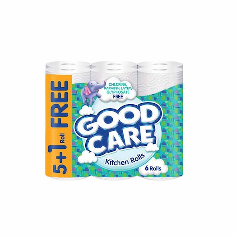 Good Care Kitchen Rolls - 5 Rolls + 1