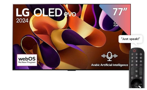 LG 77-Inch OLED Evo G4 4K UHD Smart TV - OLED77G46LA