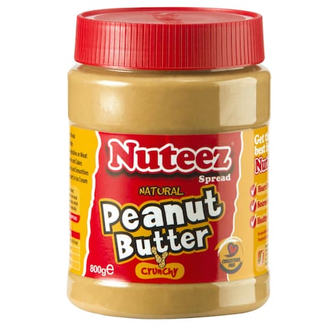 Nuteez Natural Crunchy Peanut Butter 800g