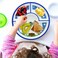 DINEWELL KIDS ROUND PLATE PANDA, DWC3011PAN, 10"