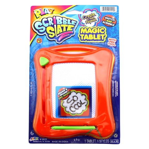 Ja-Ru Scribble Slate Magic Tablet With Stylus 1419 Multicolour