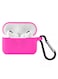 FOCUS AirPods Pro 2 Case Soft Silicone Cover Shockproof Skin with Keychain Carabiner Compatible with Apple AirPods Pro 2nd Generation 2022 Case