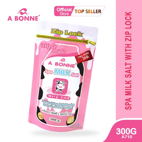 A Bonny Spa Milk Salt Moisturizing Brightening Smooth &amp; Baby Skin 300 gm