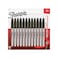 Sharpie Permanent Markers, Fine Point, Black, 12 Count