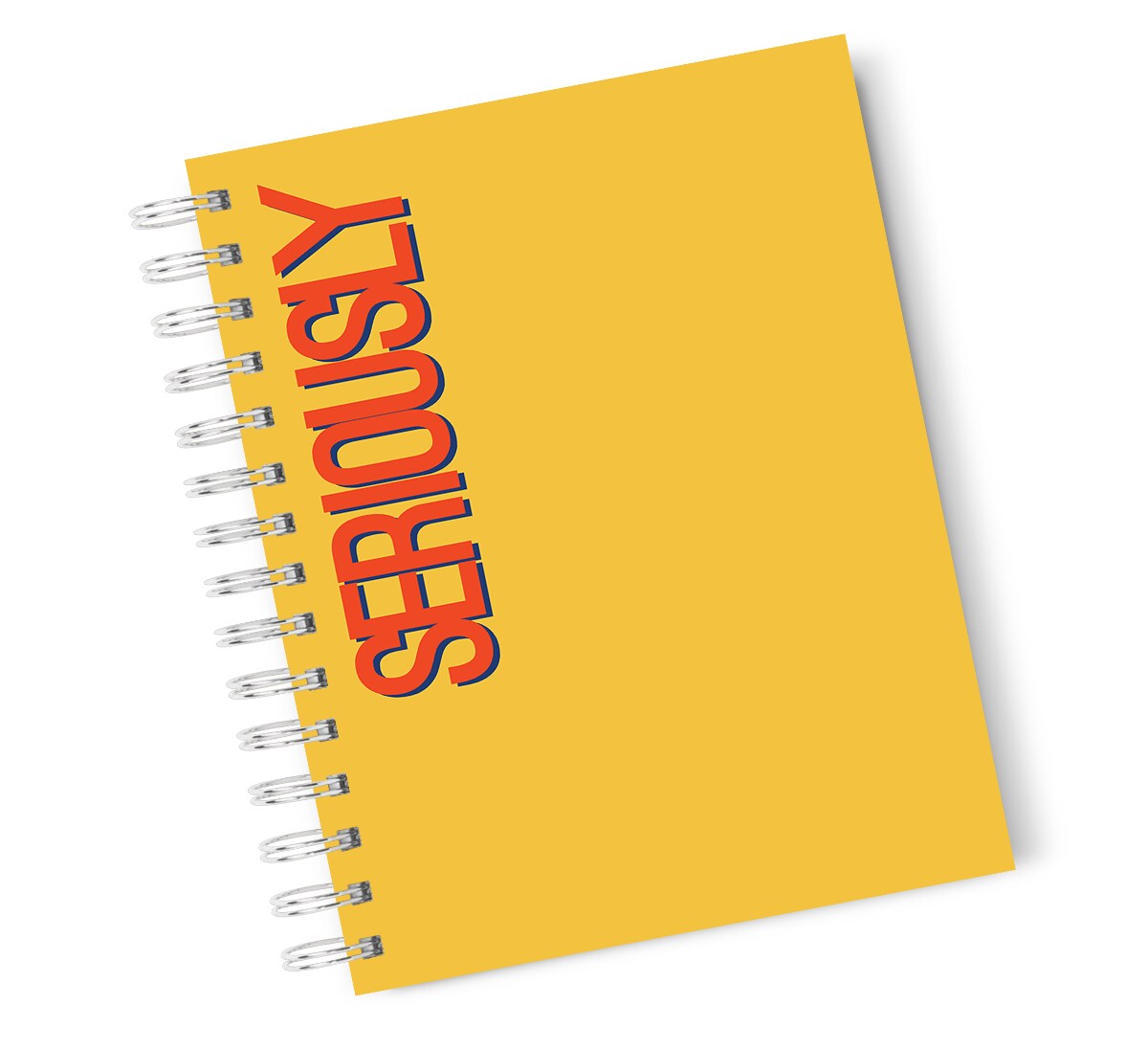 Buy Loud Universe Hardcover Notebook Seriously Typography Spiral ...