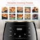 SILVER CREST Air Fryer 6 L Large Capacity360&deg; Rapid Air Convection Technology, with Digital LED Touch Screen 2400W