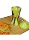 Generic Fruit Spiral Slicer Spiralizer Vegetable Cutter Carrot Noodle Grater Veggie Spaghetti Pasta Salad Maker Green/Silver 17X8.5X8.5Centimeter