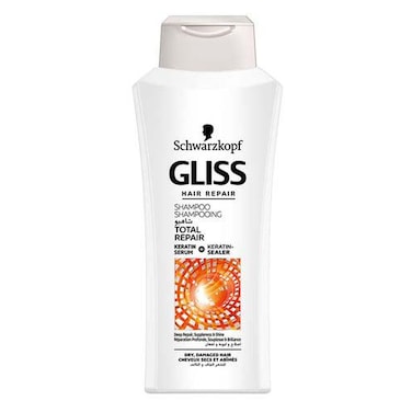 Schwarzkopf Gliss Total Repair Shampoo Dry And Damaged Hair - 400 Ml