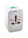 Generic Universal Travel Power Socket Adapter White