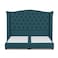 In House Al Dimashqi Linen Bed Frame - King - 200x180cm - Turquoise