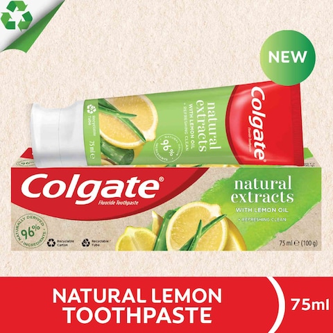 Colgate Natural Extracts Lemon Oil 75ml