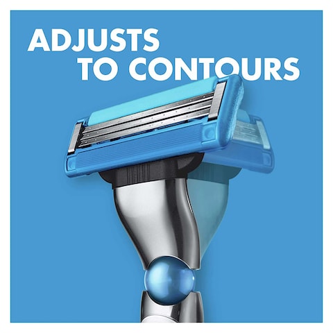 Gillette Mach3 Turbo 3D Razor Handle + 2 Blades