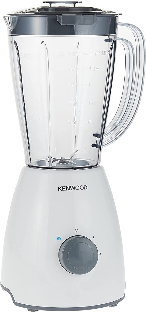 Kenwood Blender 400 Watts with 2 Mill, White, 2L, BLP10.C0WH, 3piece
